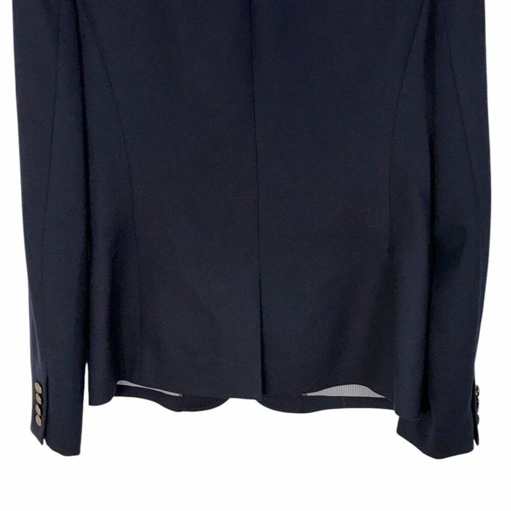 J. crew Schoolboy Blazer 4T Navy Blue Preppy Fall Jacket Academia Gold Buttons